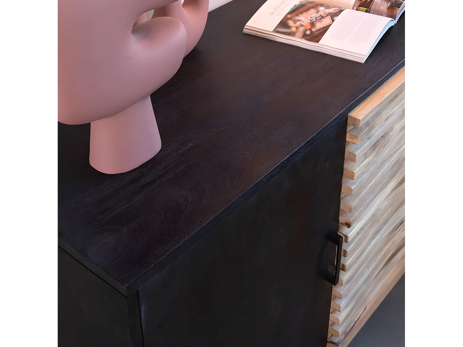 Petit buffet en bois de manguier Tino