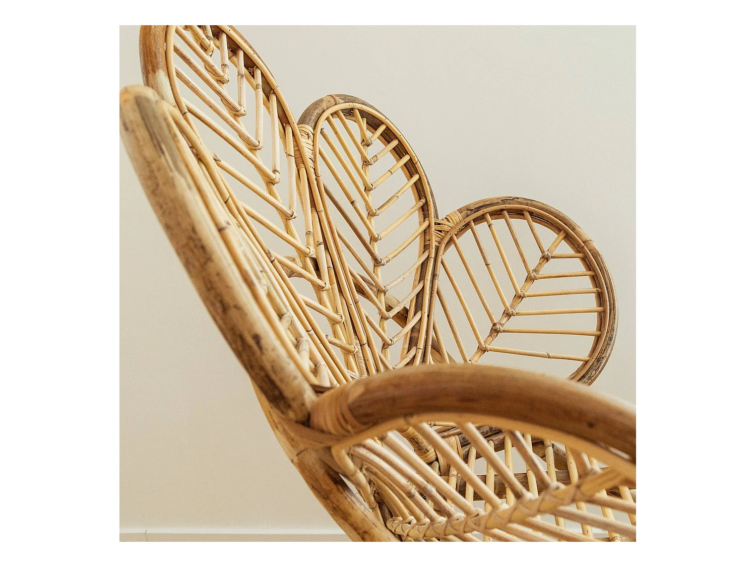 Fauteuil en rotin fleur Rattan