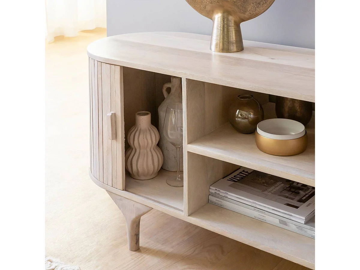 Meuble tv en bois de manguier Macha