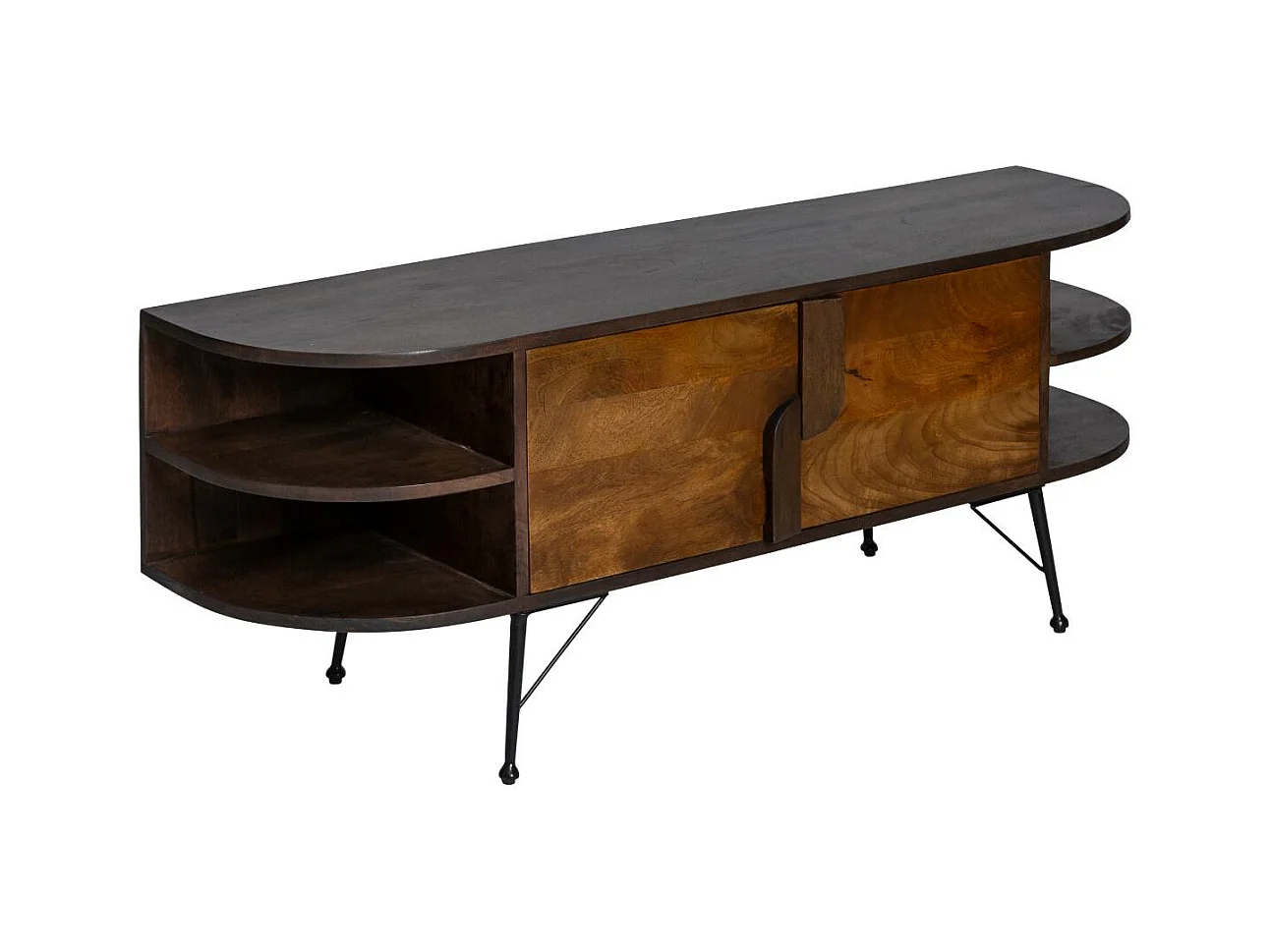 Meuble TV en bois d'acacia Juno