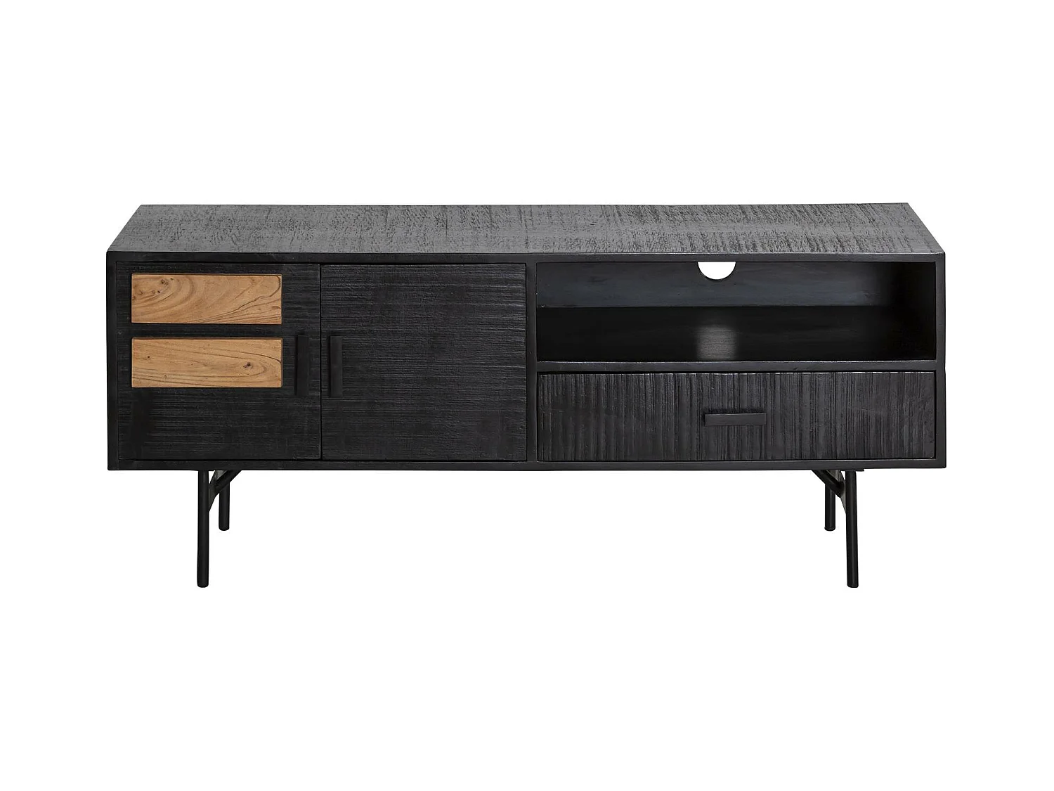 Meuble TV en bois d'acacia Lupin