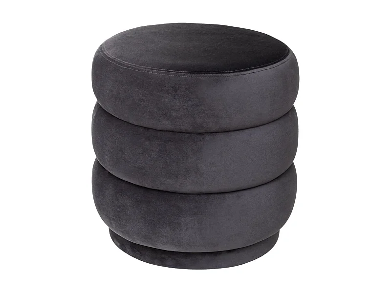 Puff redondo de terciopelo Ø 40 x 40 cm