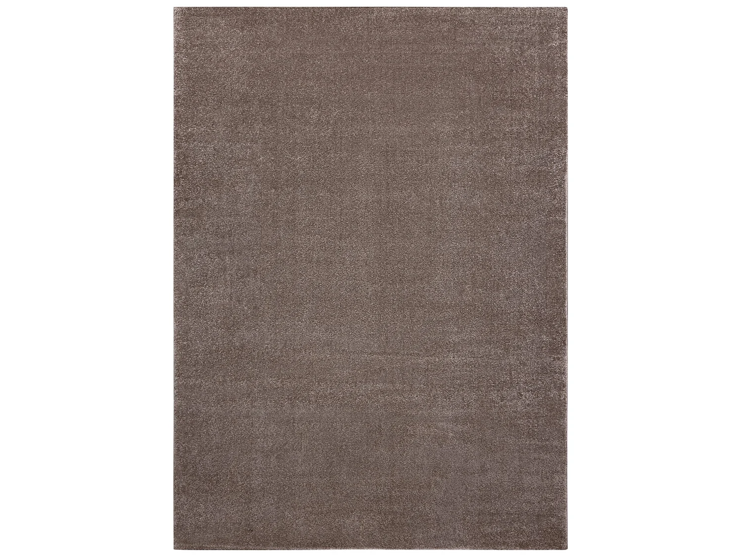 Tapis SOFT 2485 T70 55 plaine couleur unie beige foncé 80x150 cm