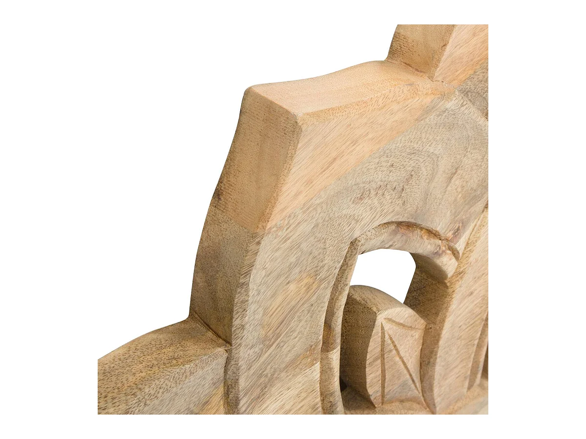 Tête de lit lotus en bois de manguier sculpté 160 cm Valentina