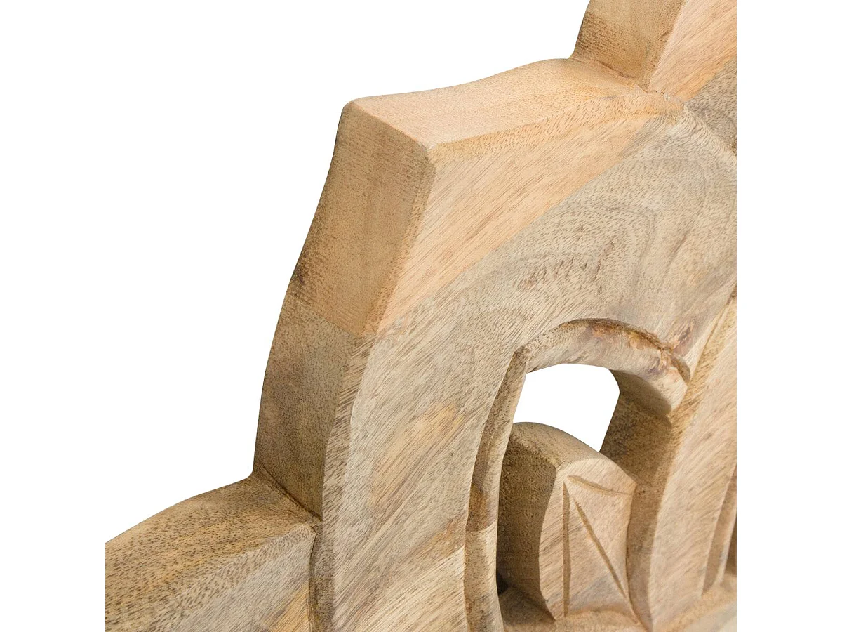 Tête de lit lotus en bois de manguier sculpté 160 cm Valentina