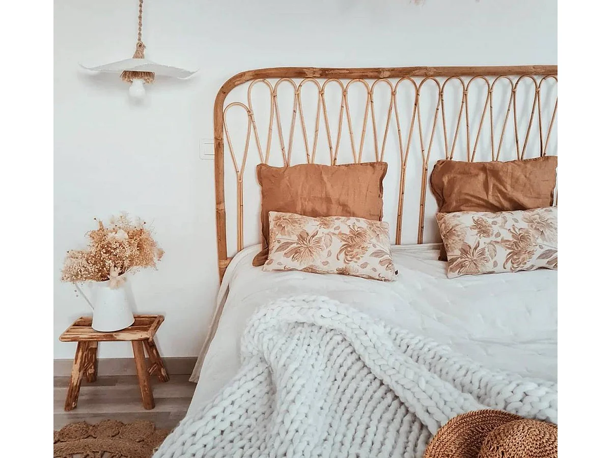 Tête de lit en rotin Rattan