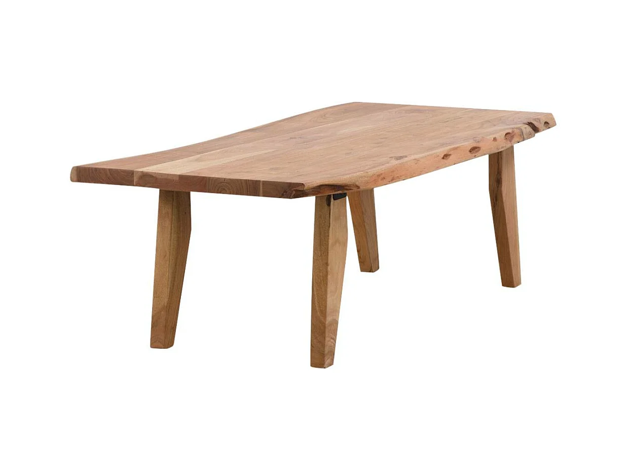 Mesa de centro de madera de acacia Tree con almacenamiento - Estilo escandinavo