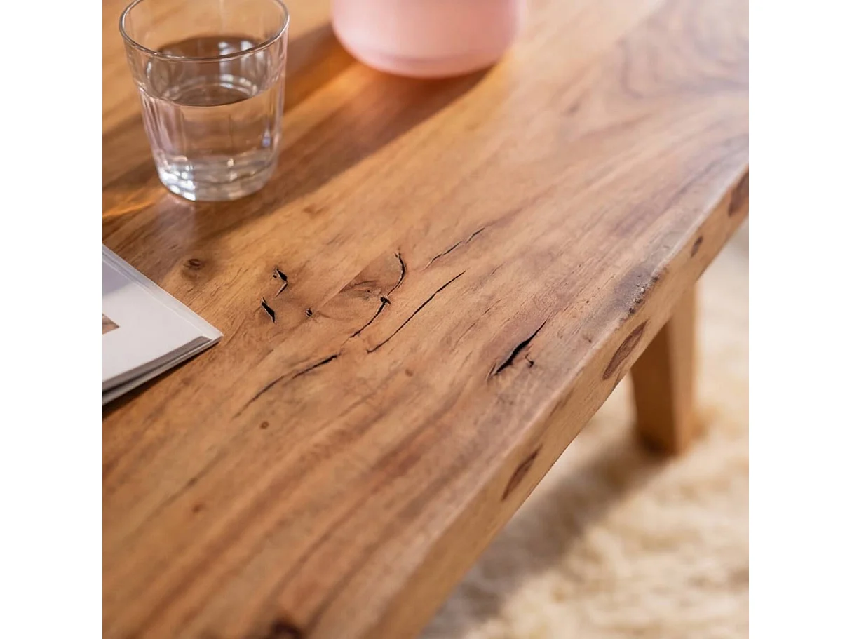 Table basse en bois d'acacia Loriane