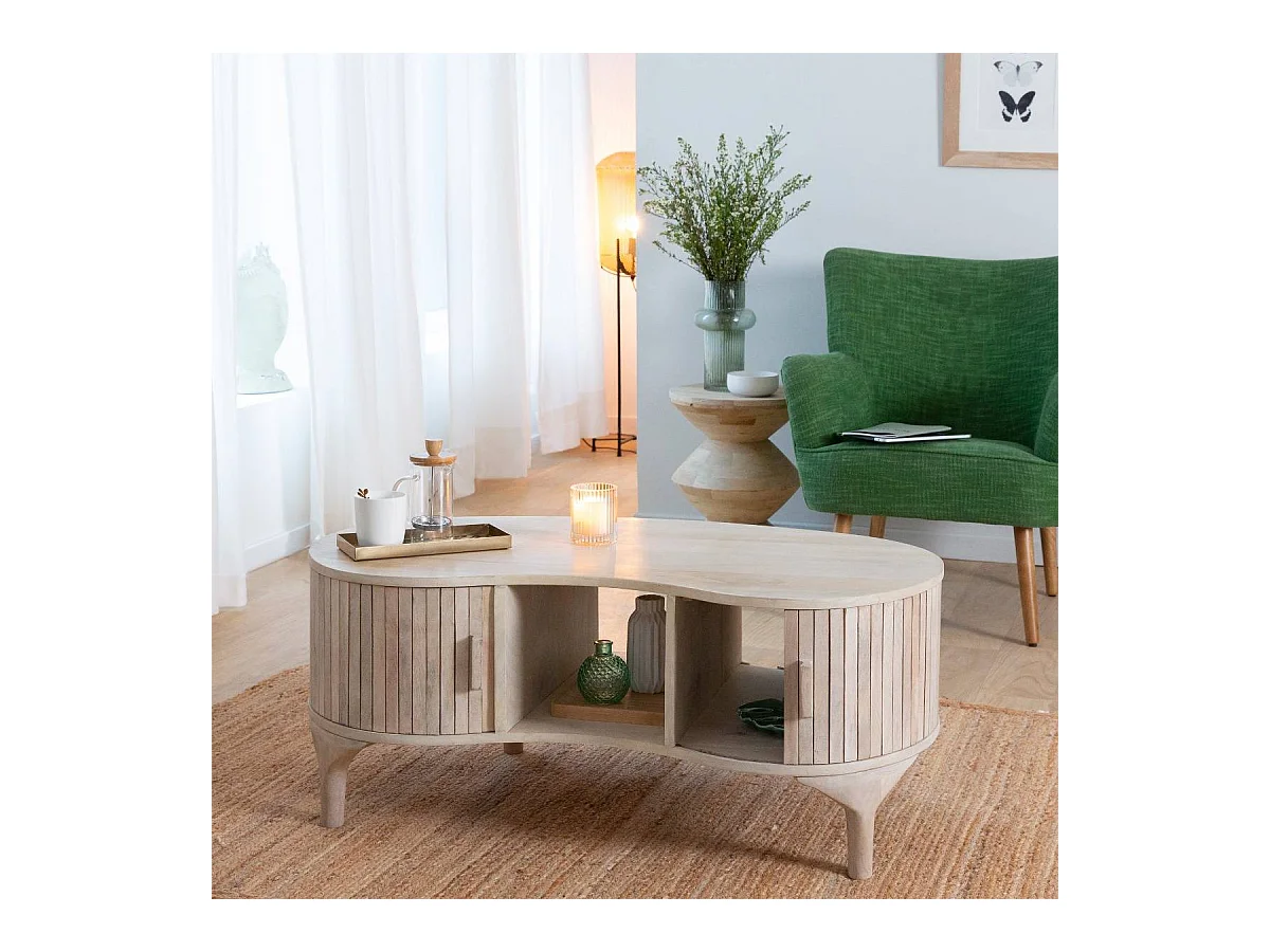 Table basse en bois de manguier Macha