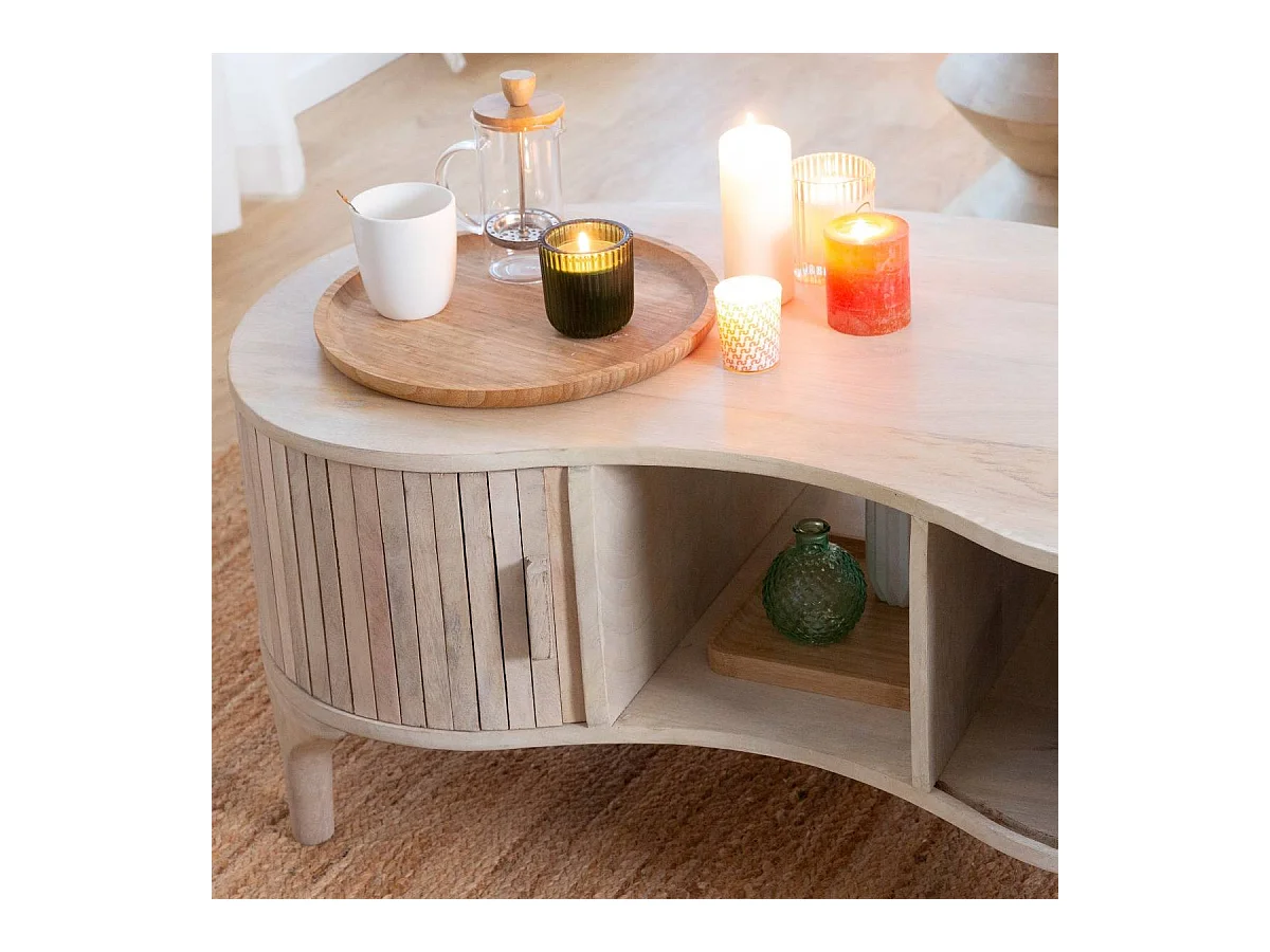 Table basse en bois de manguier Macha