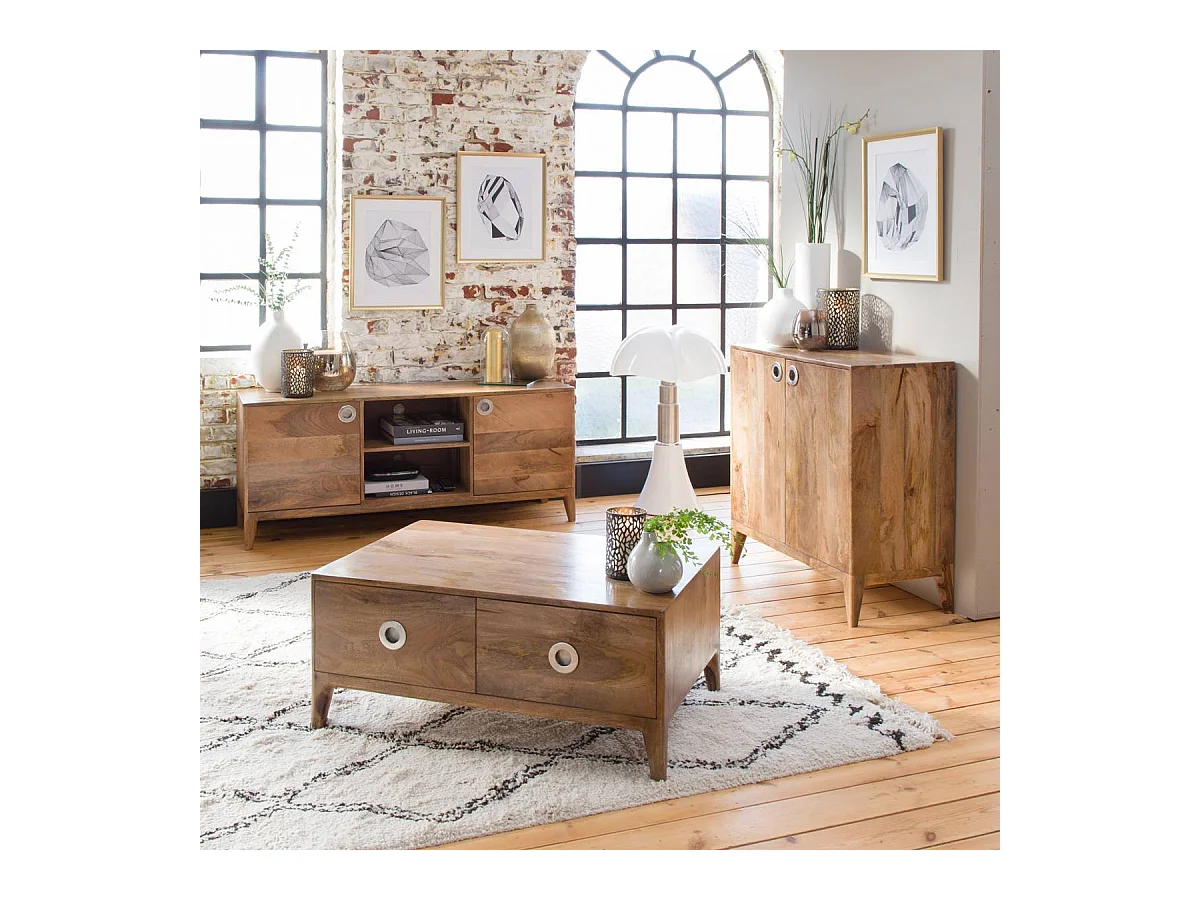 Table basse en bois de manguier Eloi