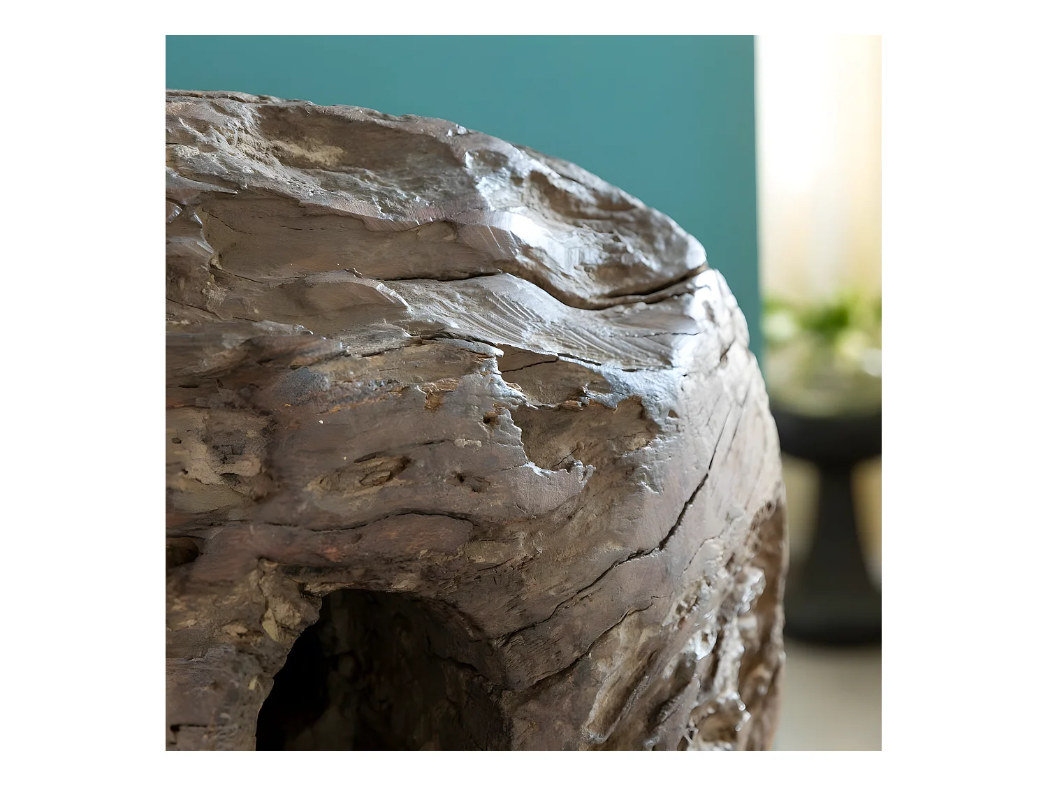 Sculpture en bois et métal Fannie