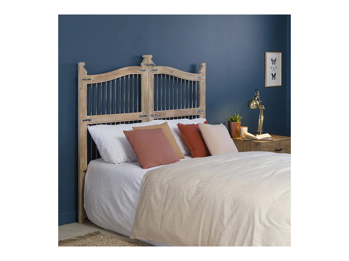 Tête de lit en bois de manguier 160cm Salomé