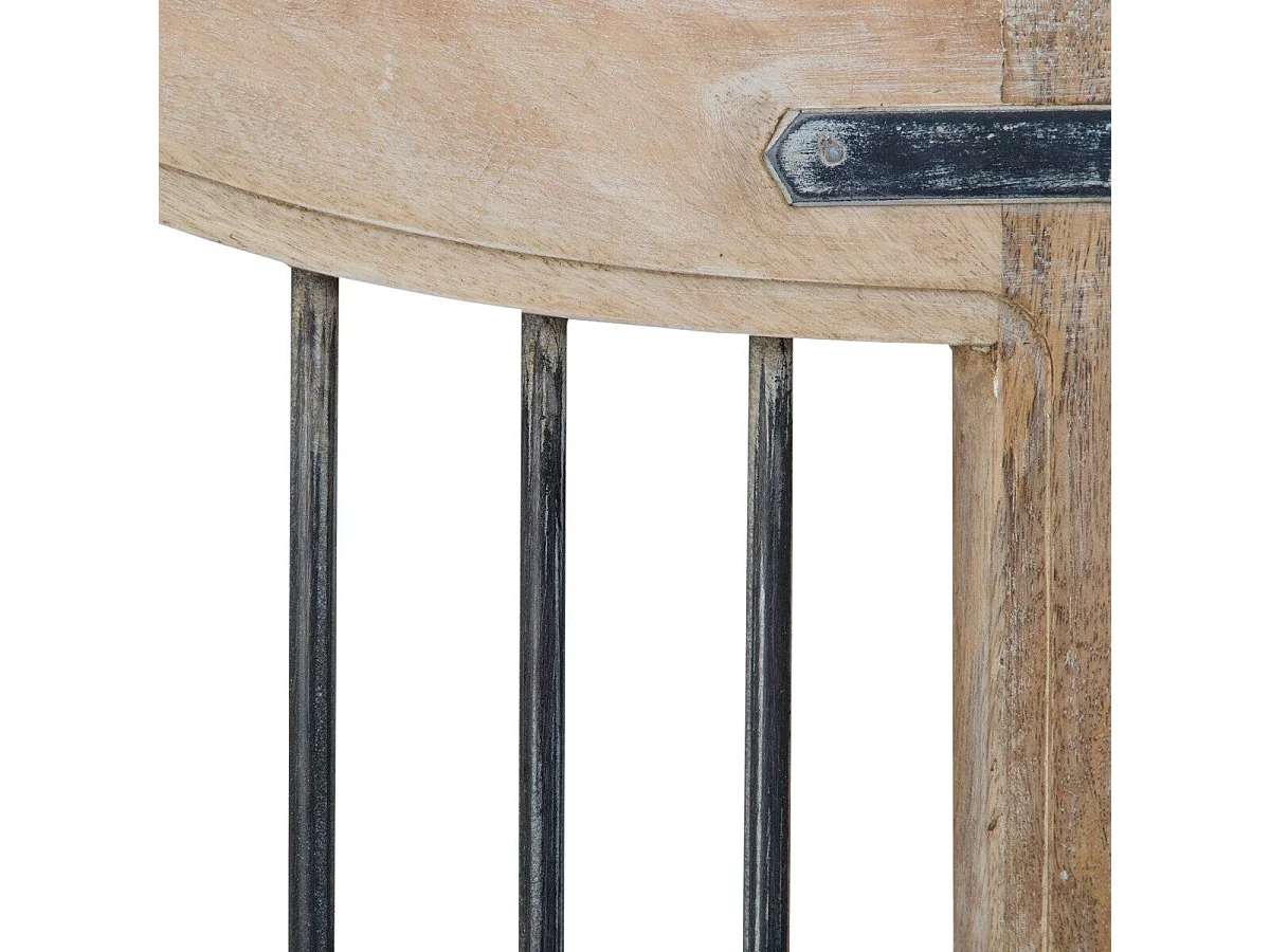 Cabecero vintage de madera de mango macizo de 160 cm con almacenamiento