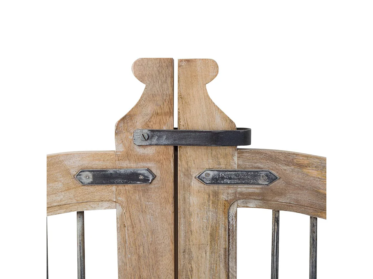 Cabecero vintage de madera de mango macizo de 160 cm con almacenamiento