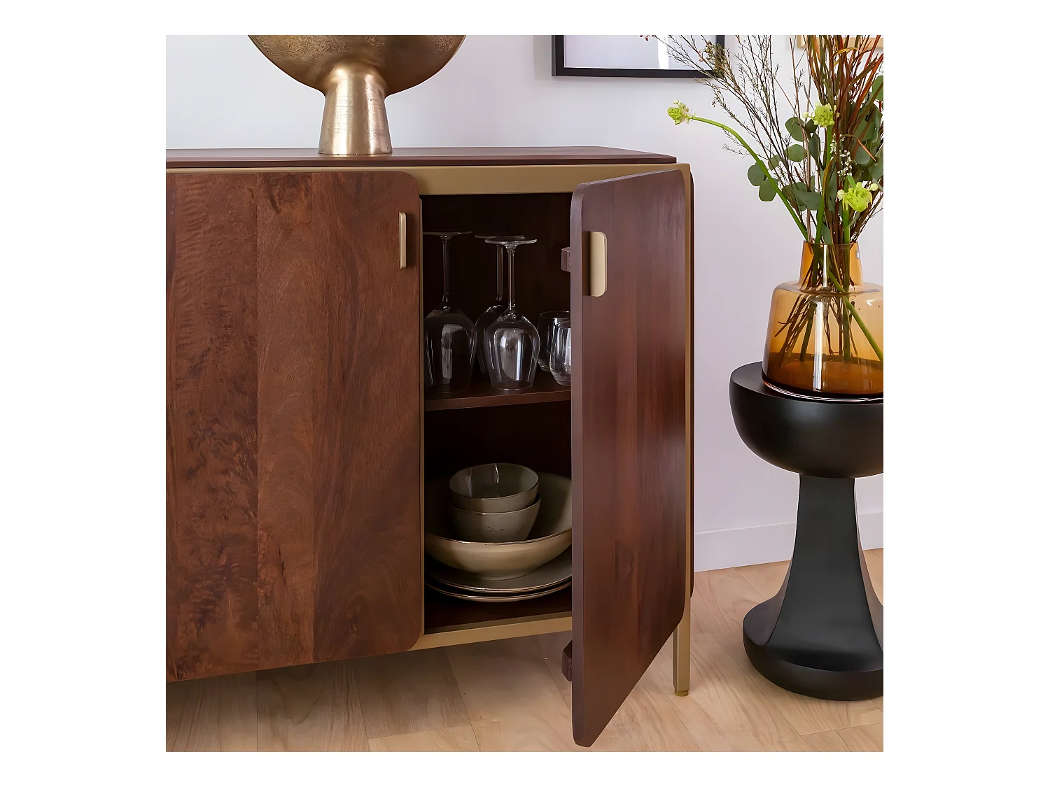 Buffet en bois de manguier Lisette