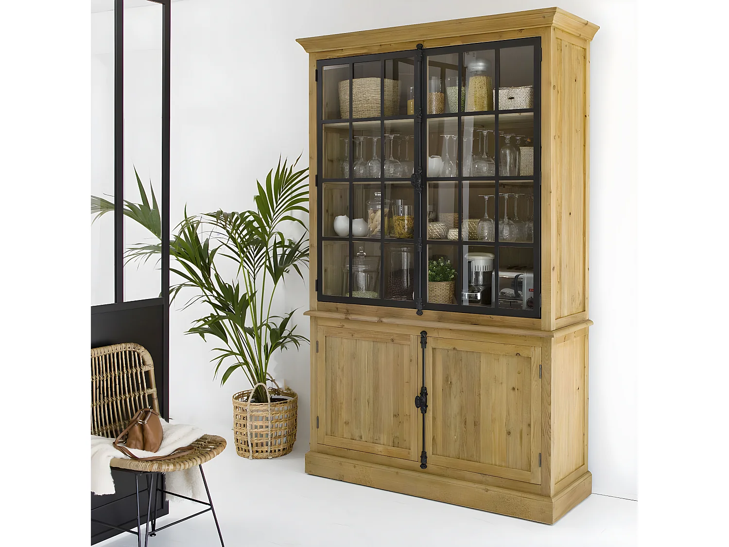 Vaisselier en bois recyclé Garance