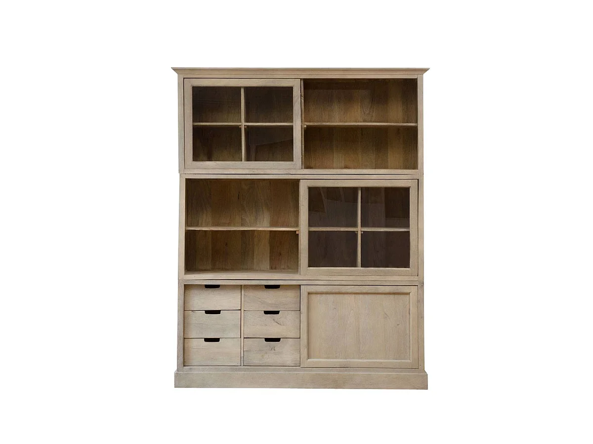 Vaisselier en bois de manguier Nina