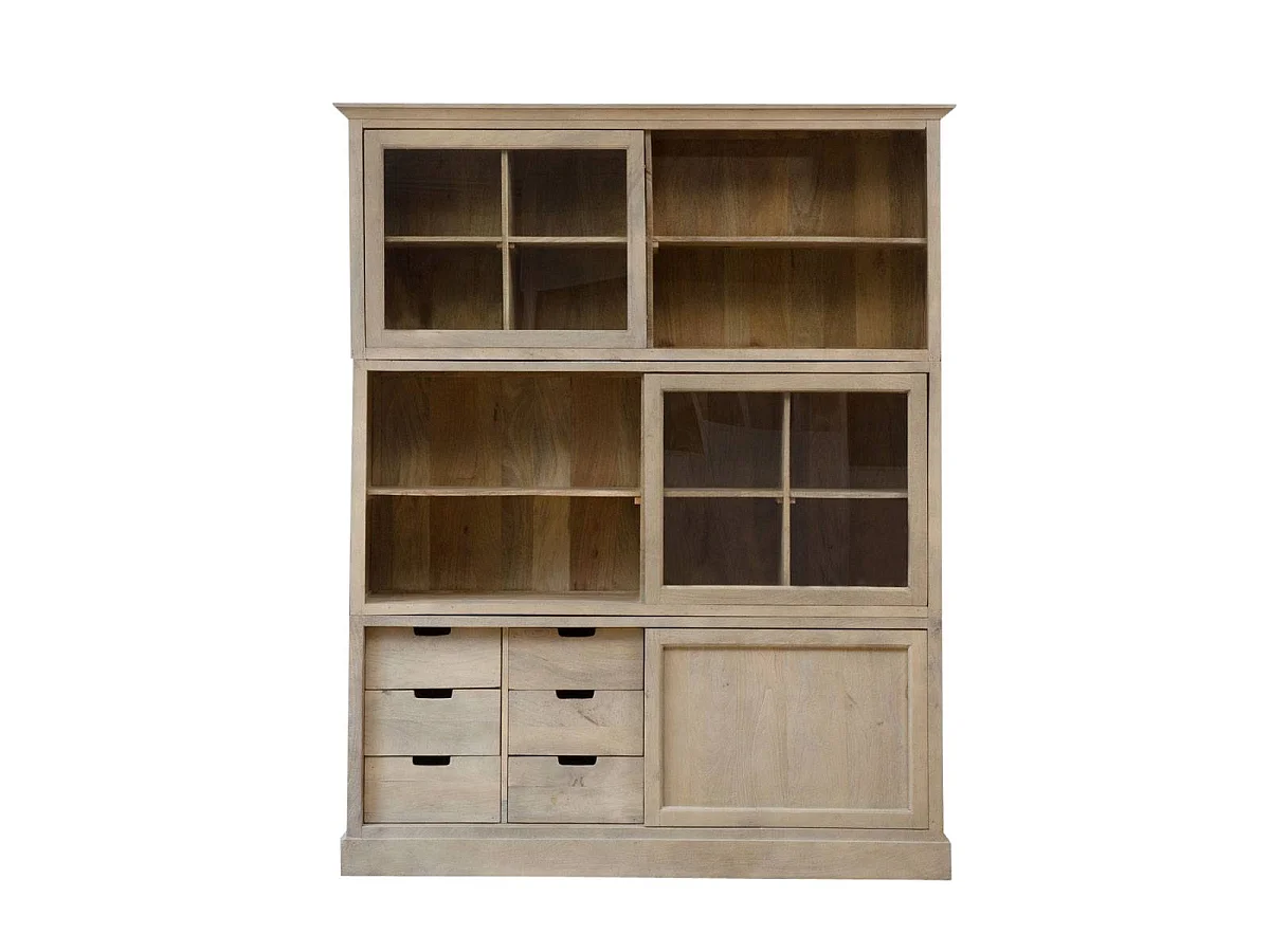 Vaisselier en bois de manguier Nina