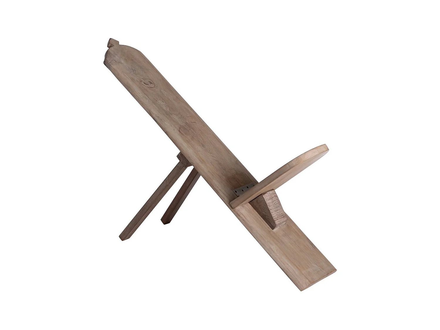Chaise allongée en bois de manguier Jordana