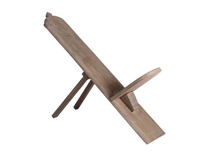 Chaise allongée en bois de manguier Jordana