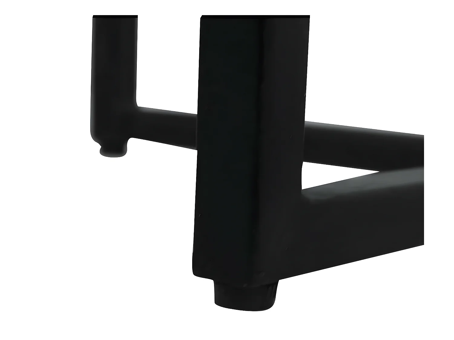 Console demi-lune en marbre blanc et métal Marceau