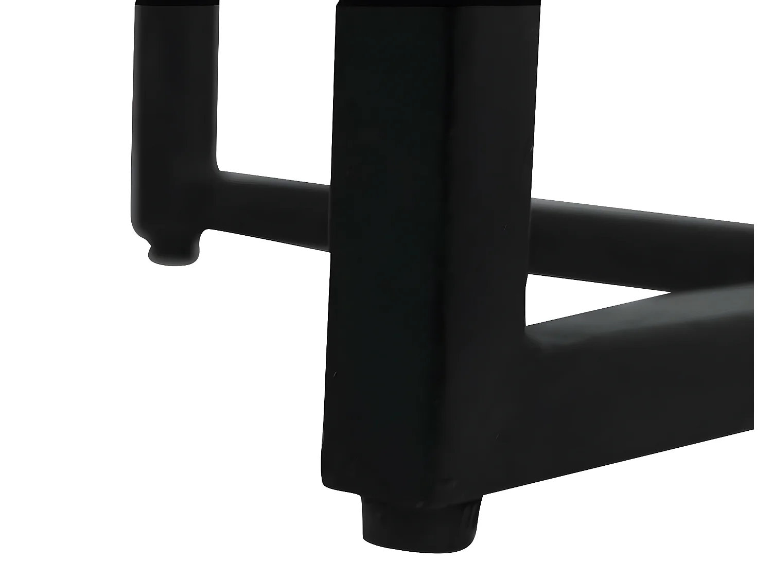 Console demi-lune en marbre blanc et métal Marceau