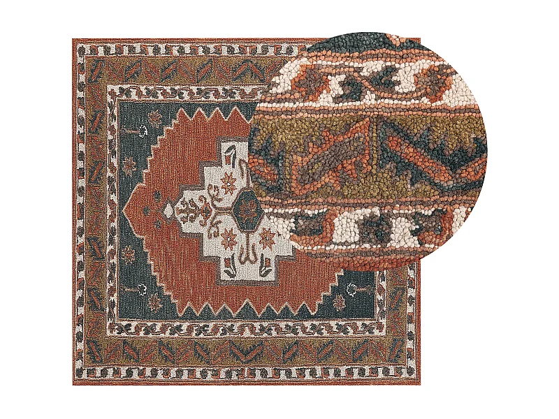 Tapis GELINKAYA Multicolore 200 x 200 cm Laine