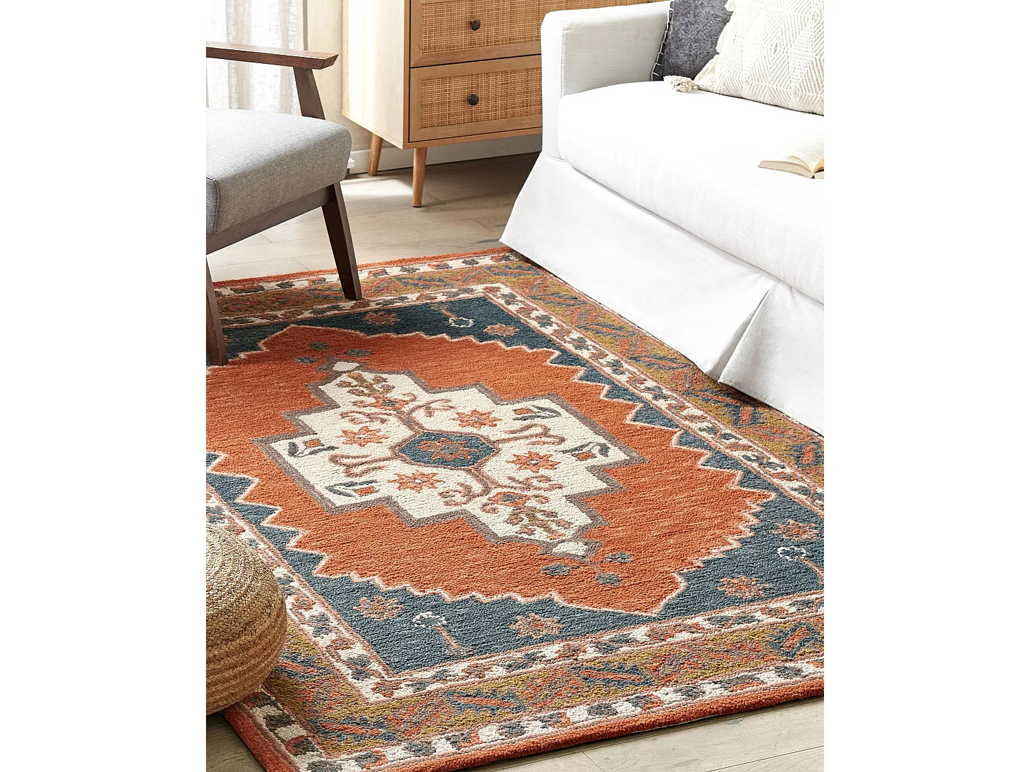 Tapis en laine 160 x 230 cm multicolore GELINKAYA