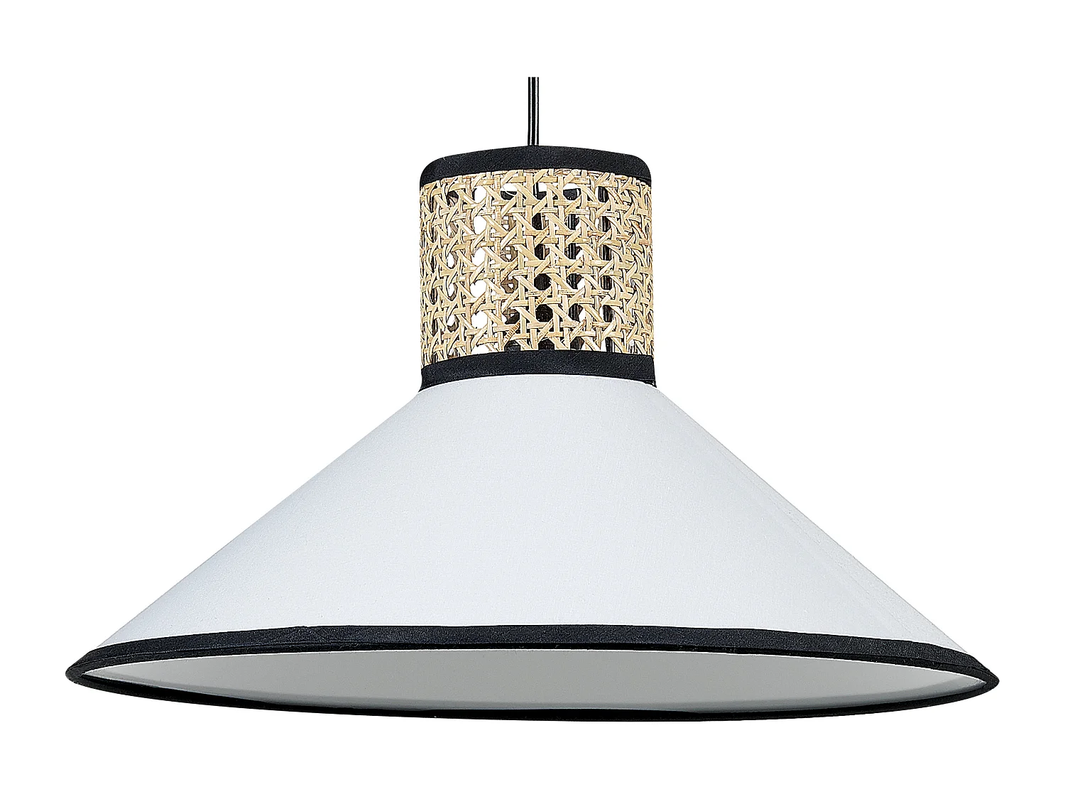 Lampa wisząca MANTUA Rattan Biały