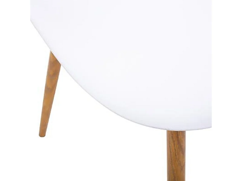 Cadeira de mesa Taho Branca Atmosphera - Estilo Escandinavo