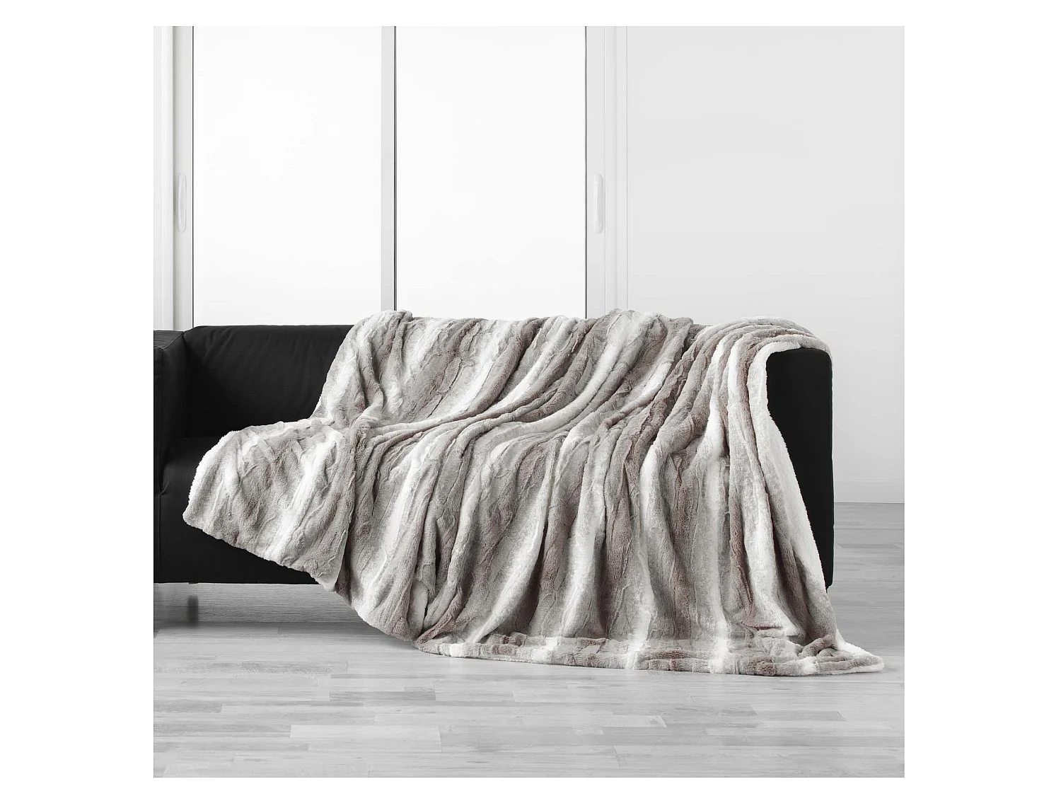 Plaid imitation Fourrure Sherpa 180 x 220 cm Sven