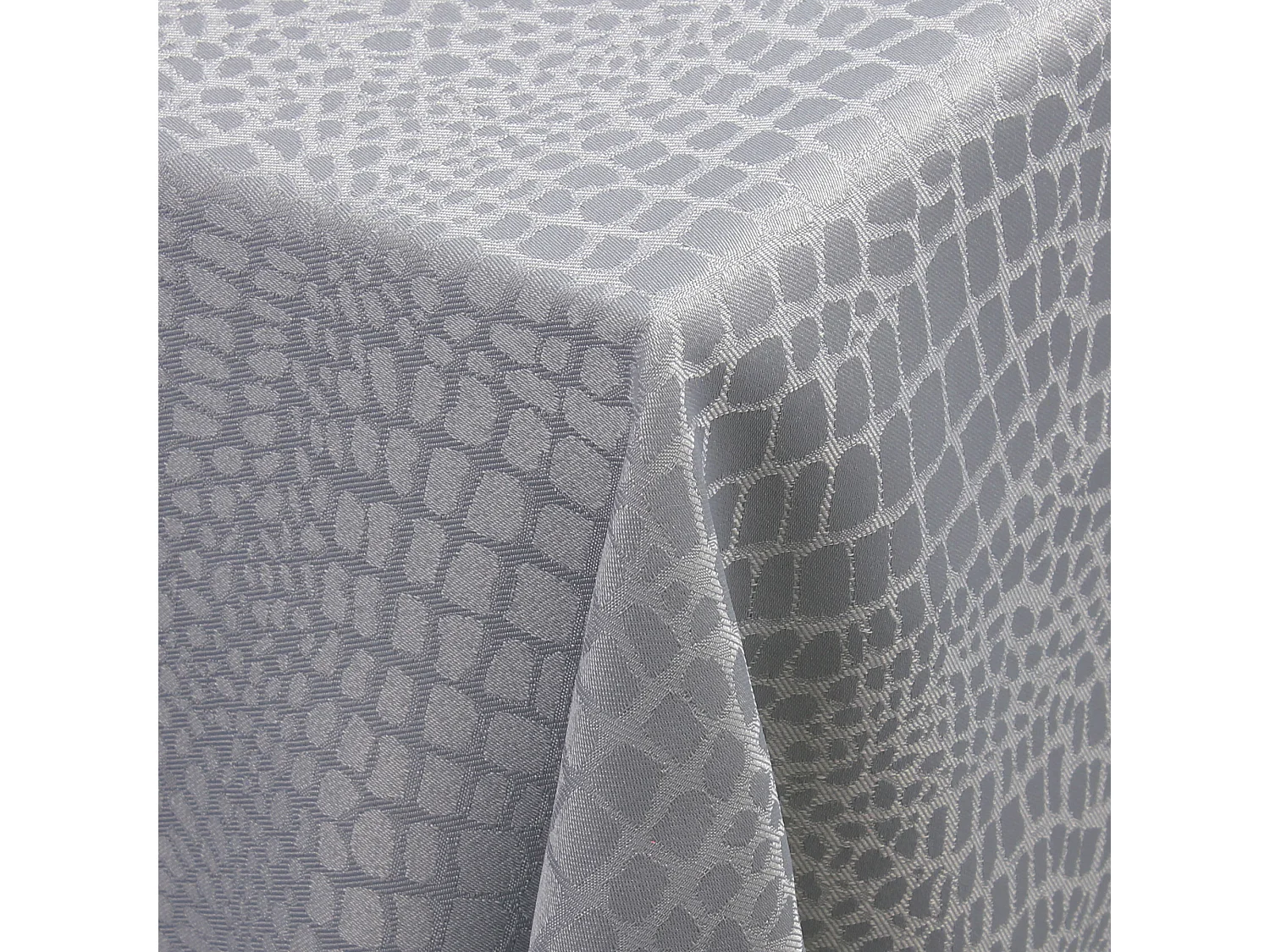 Nappe rectangle 150x250 cm Jacquard 100% polyester LOUNGE perle