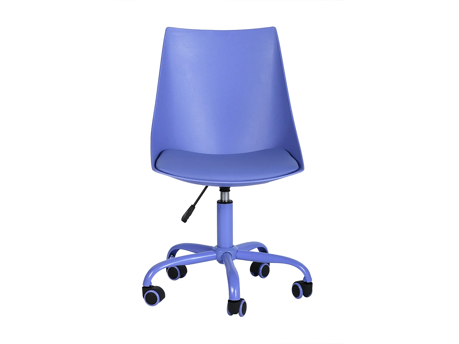 Chaise de bureau simple et confortable au design ergonomique violet
