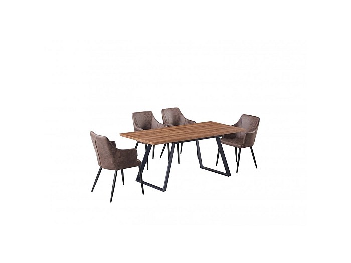 Chaise De Salle à Manger Simple Zarah - Marron Clair - 7