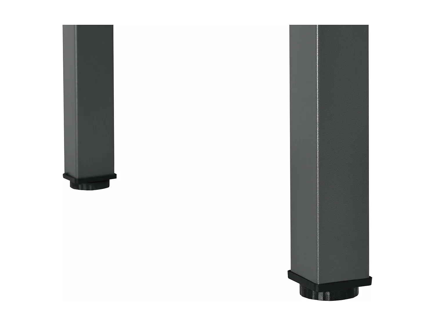 Mesa de comedor escritorio de cocina MDF acero revestido de melamina 120 cm gris oscuro 03_0006269