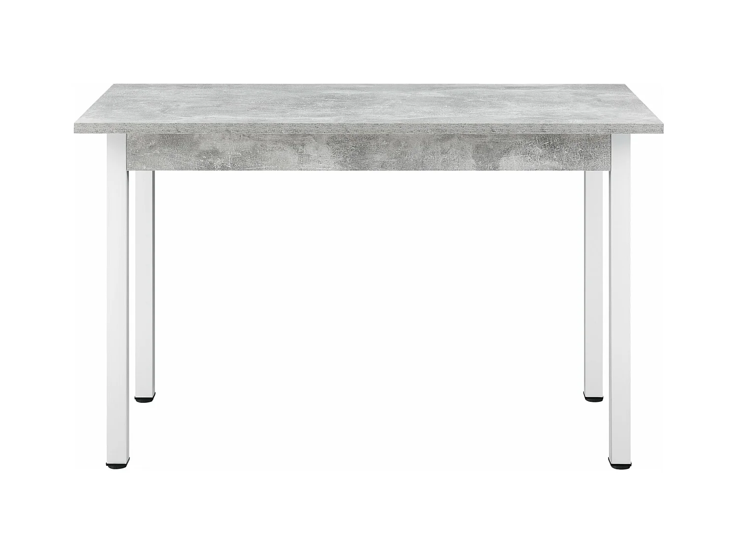 Mesa de comedor escritorio de cocina MDF 120 cm cm gris blanco 03_0006266