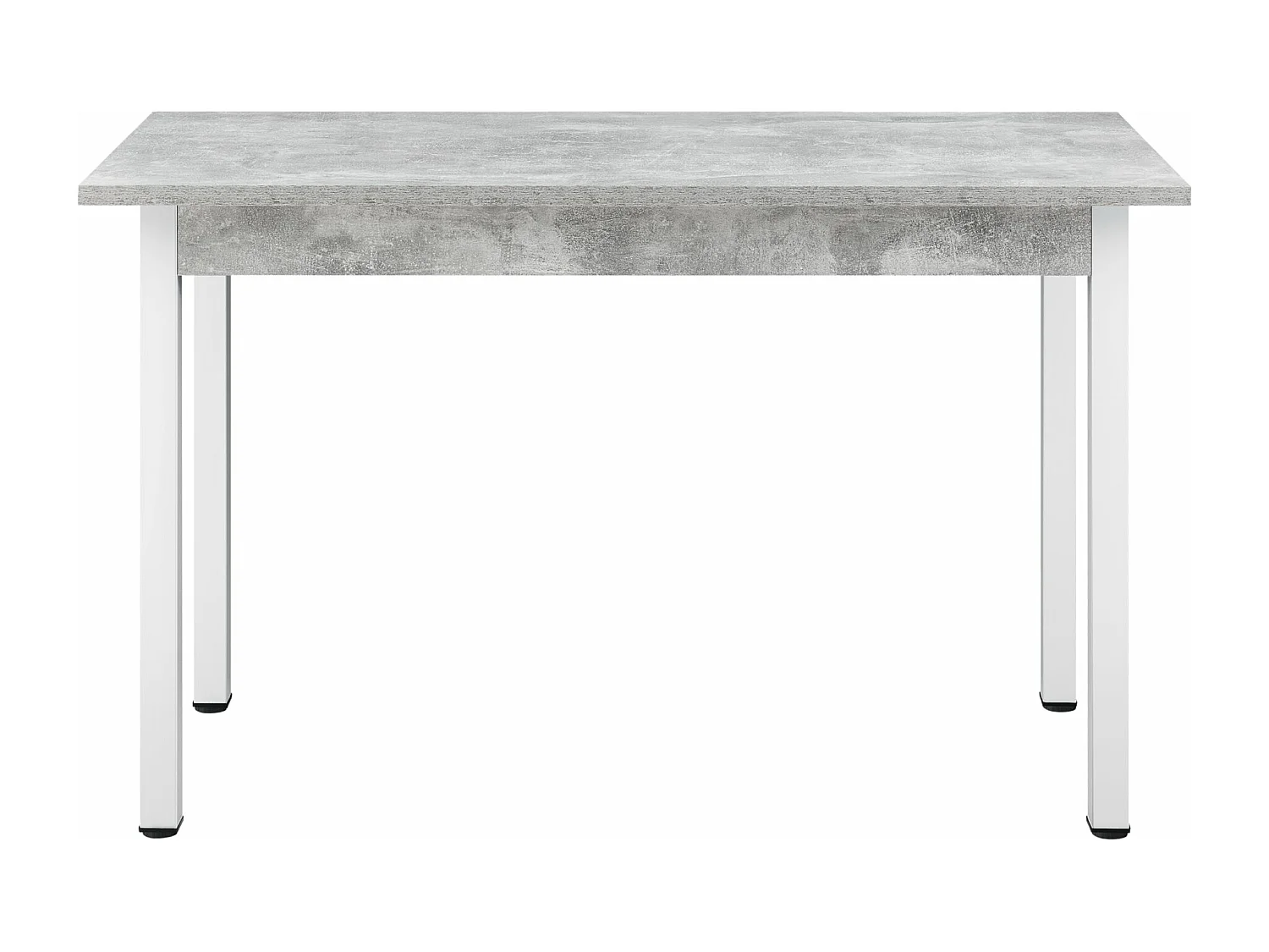 Tavolo da pranzo scrivania da cucina MDF 120 cm cm grigio bianco 03_0006266