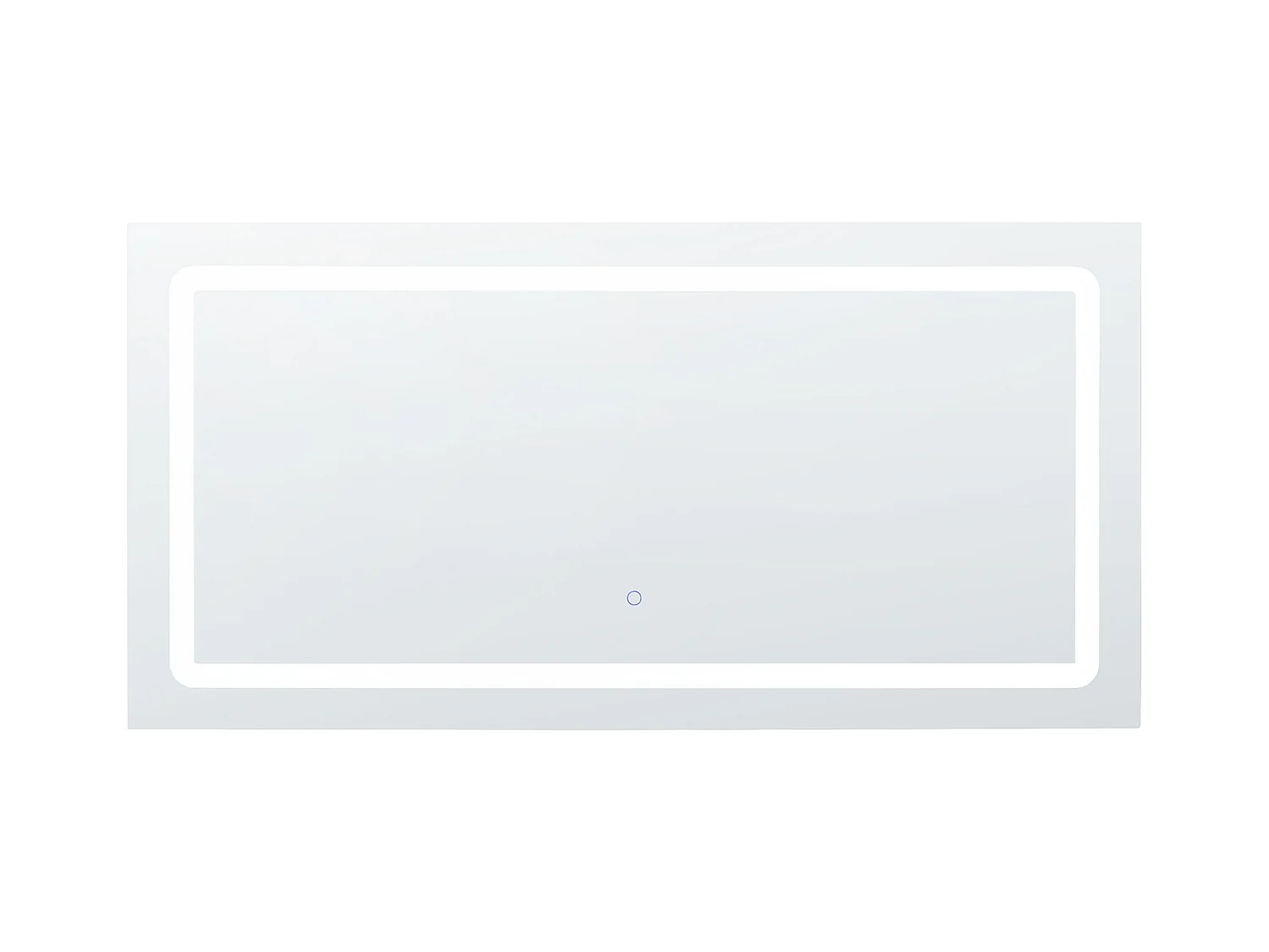 LED badkamerspiegel BENOUVILLE 120 cm 60 cm Zilver