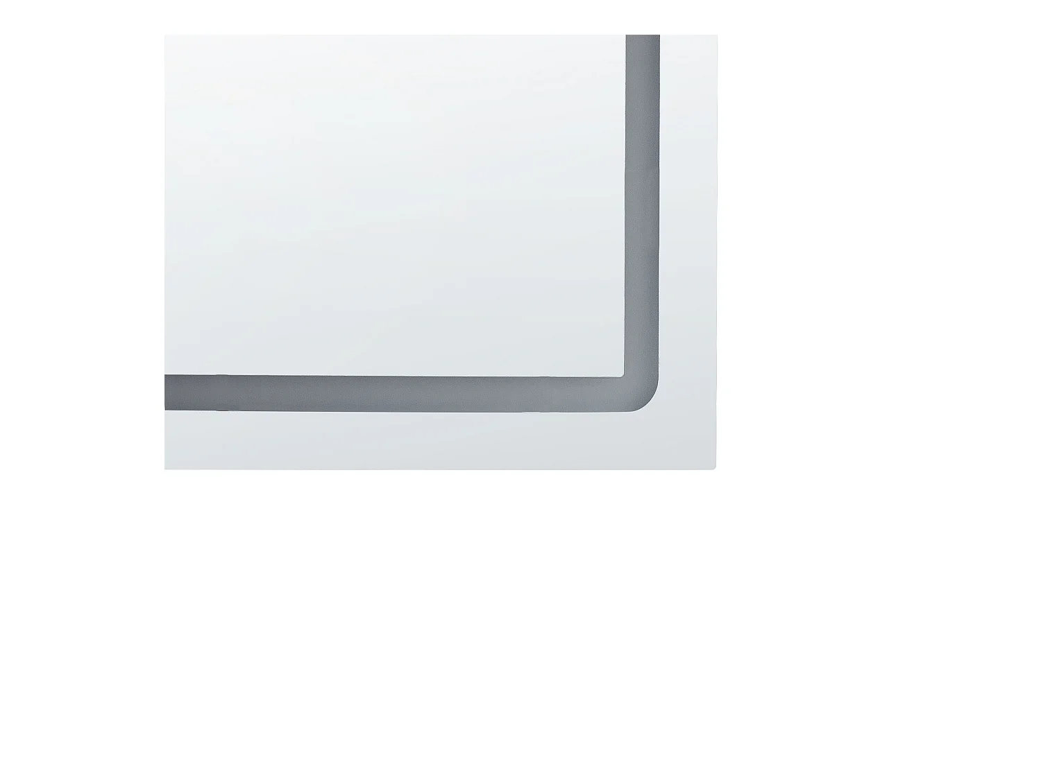 LED badkamerspiegel BENOUVILLE 120 cm 60 cm Zilver