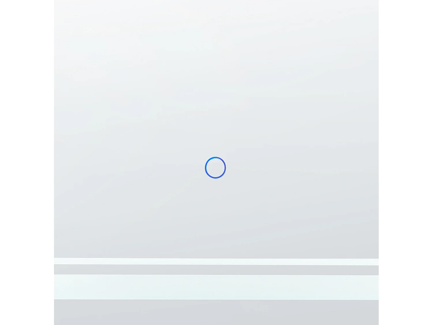 Miroir de salle de bain LED BENOUVILLE 120 cm 60 cm Argenté