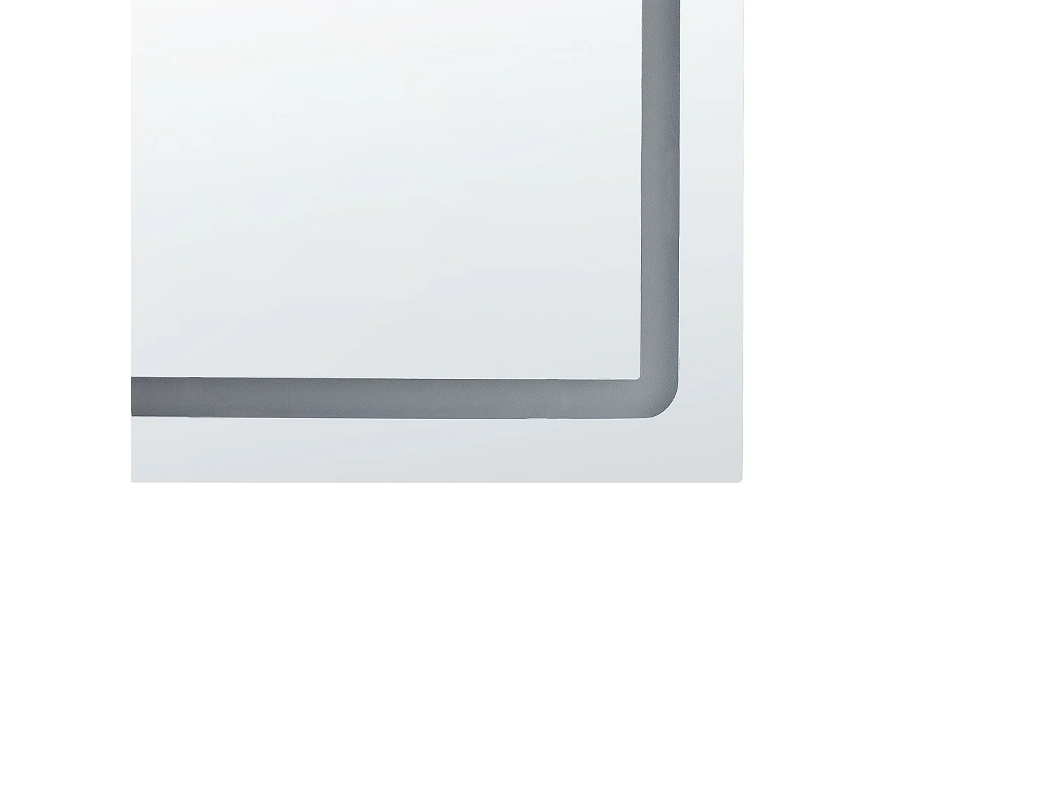 Espejo LED de baño BENOUVILLE 120 cm 60 cm Plateado