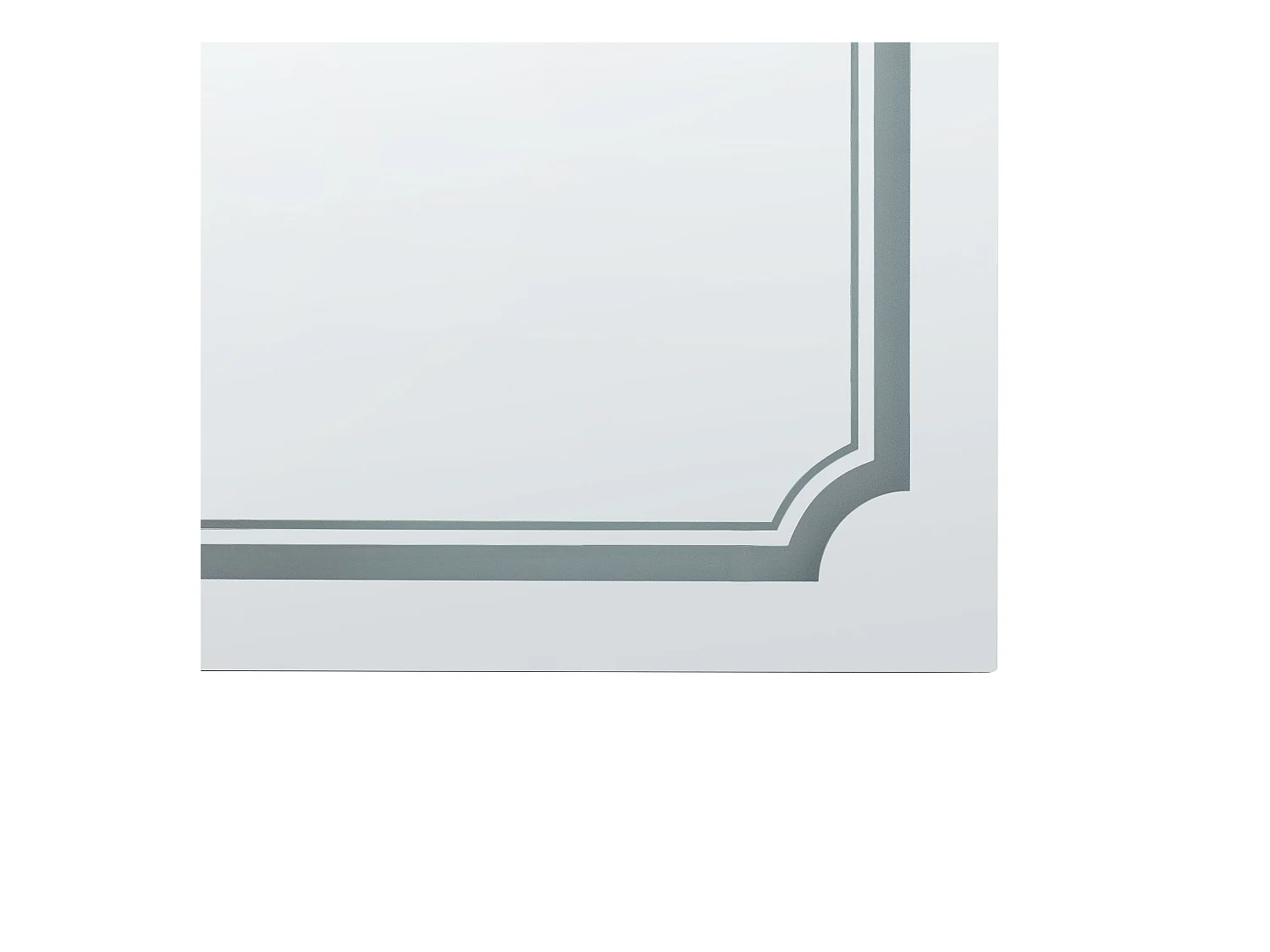 Espejo LED de baño ARROMACHNES 120 cm 60 cm Plateado