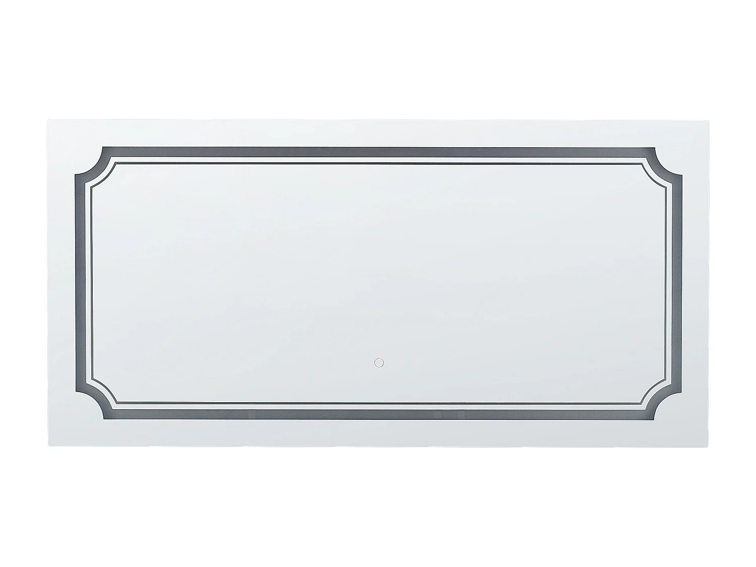 Espelho LED para casa de banho ARROMACHNES 120 cm 60 cm Prateado