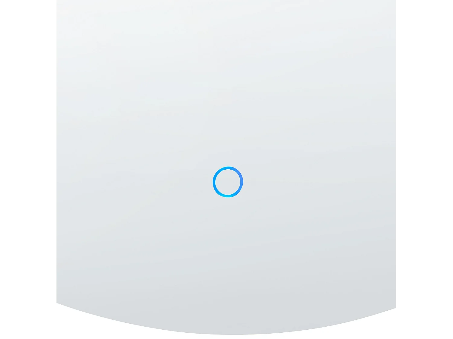 Miroir de salle de bain LED COURSEULLES 79 cm 79 cm Argenté