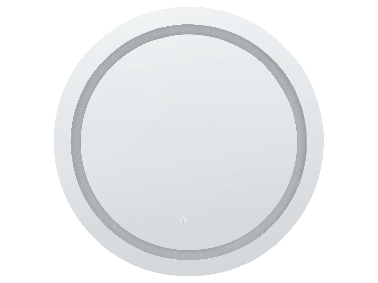 LED Bathroom Mirror COURSEULLES 79 cm 79 cm Silver
