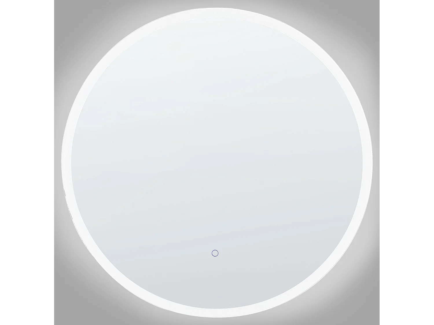 Miroir de salle de bain LED DEAUVILLE 79 cm 79 cm Argenté