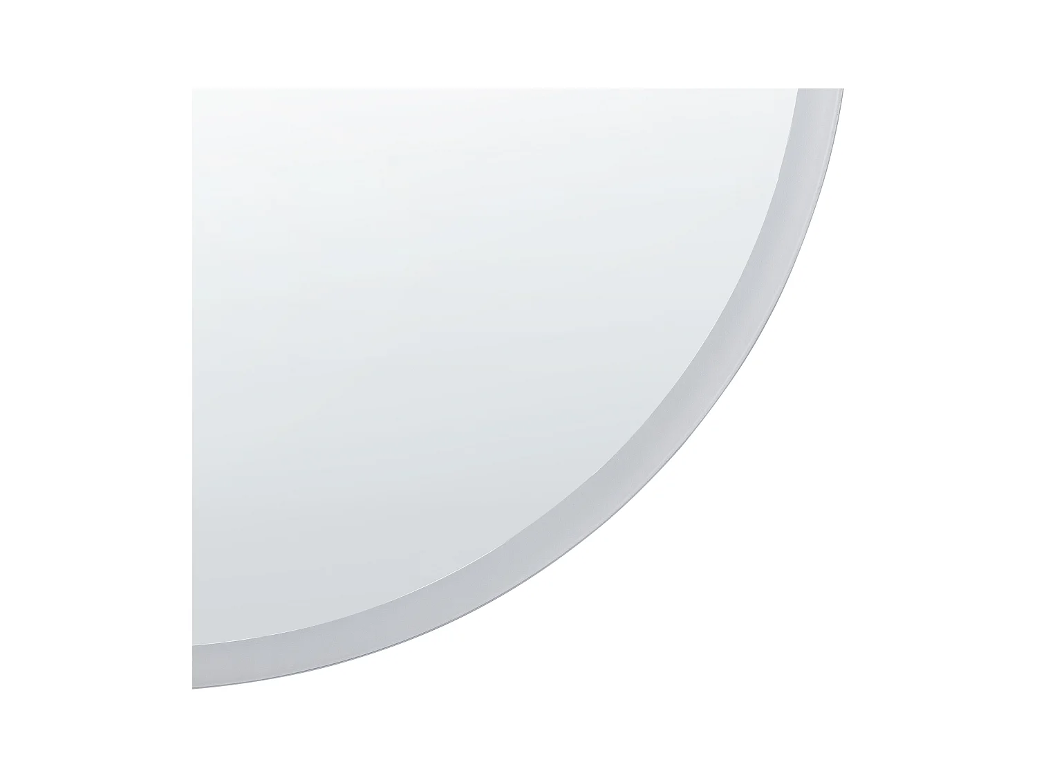 LED badkamerspiegel DEAUVILLE 79 cm 79 cm Zilver