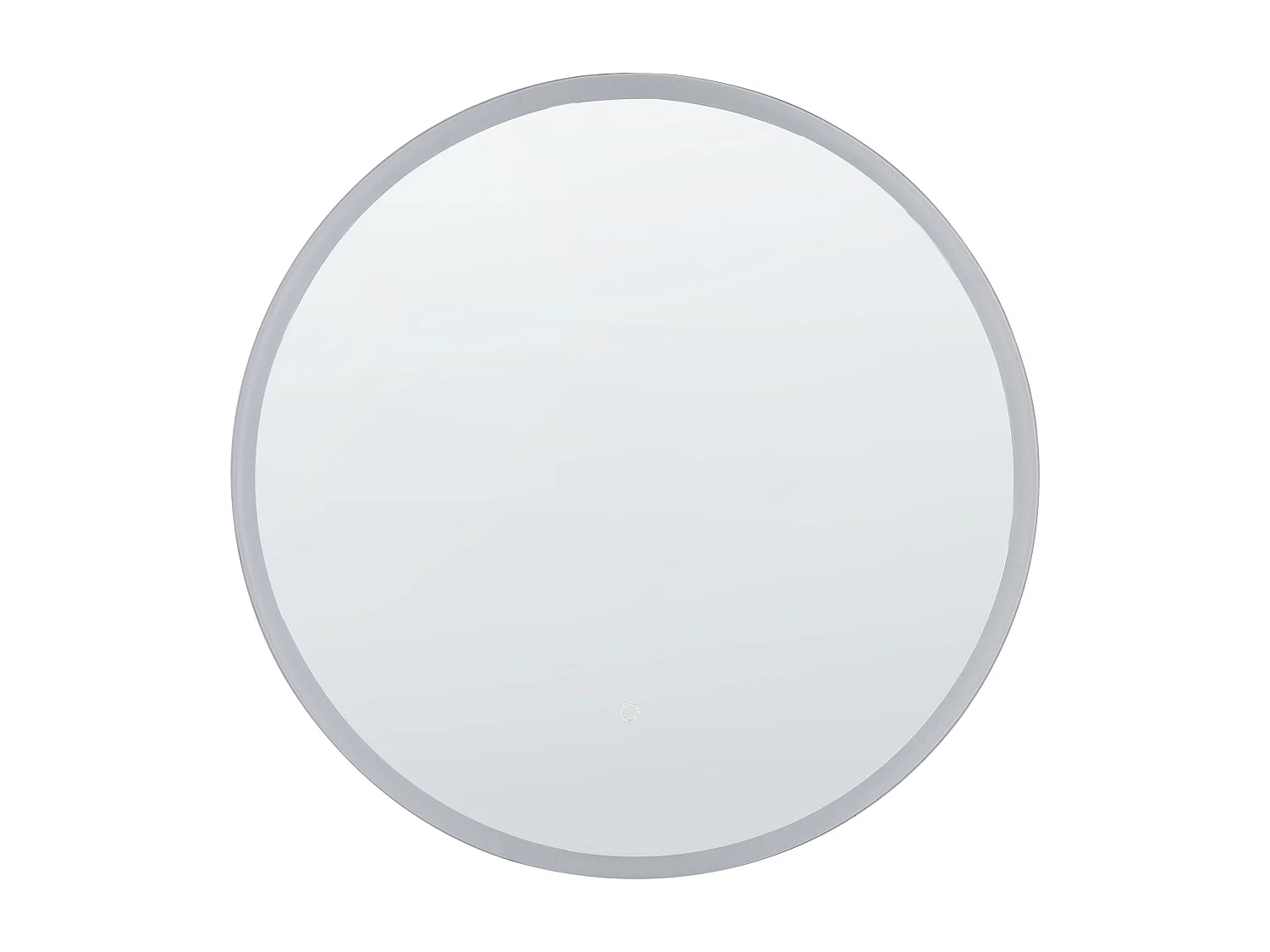 Miroir de salle de bain LED DEAUVILLE 79 cm 79 cm Argenté