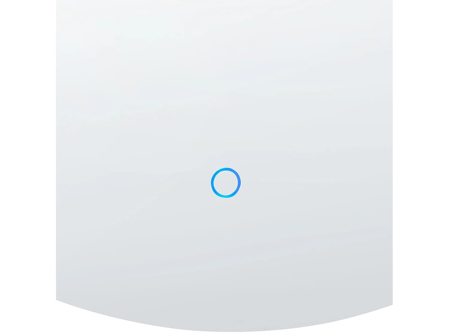 Miroir de salle de bain LED DEAUVILLE 79 cm 79 cm Argenté